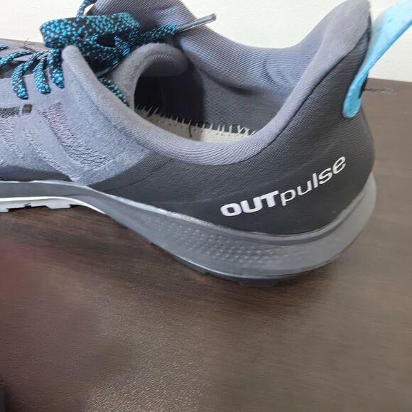 Salomon Outpulse Trail Running Hiking Shoes Men’s 11 Gray Blue Contagrip main image 9